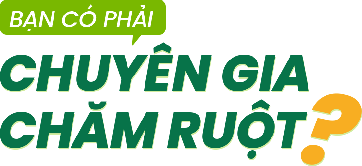 Bạn có phải chuyên gia chăm ruột?